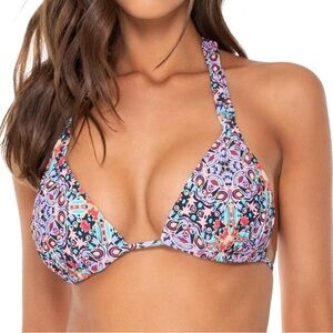 NWT Swim Systems Day Dreamer Triangle Bikini Top XS Swimsuit Palace